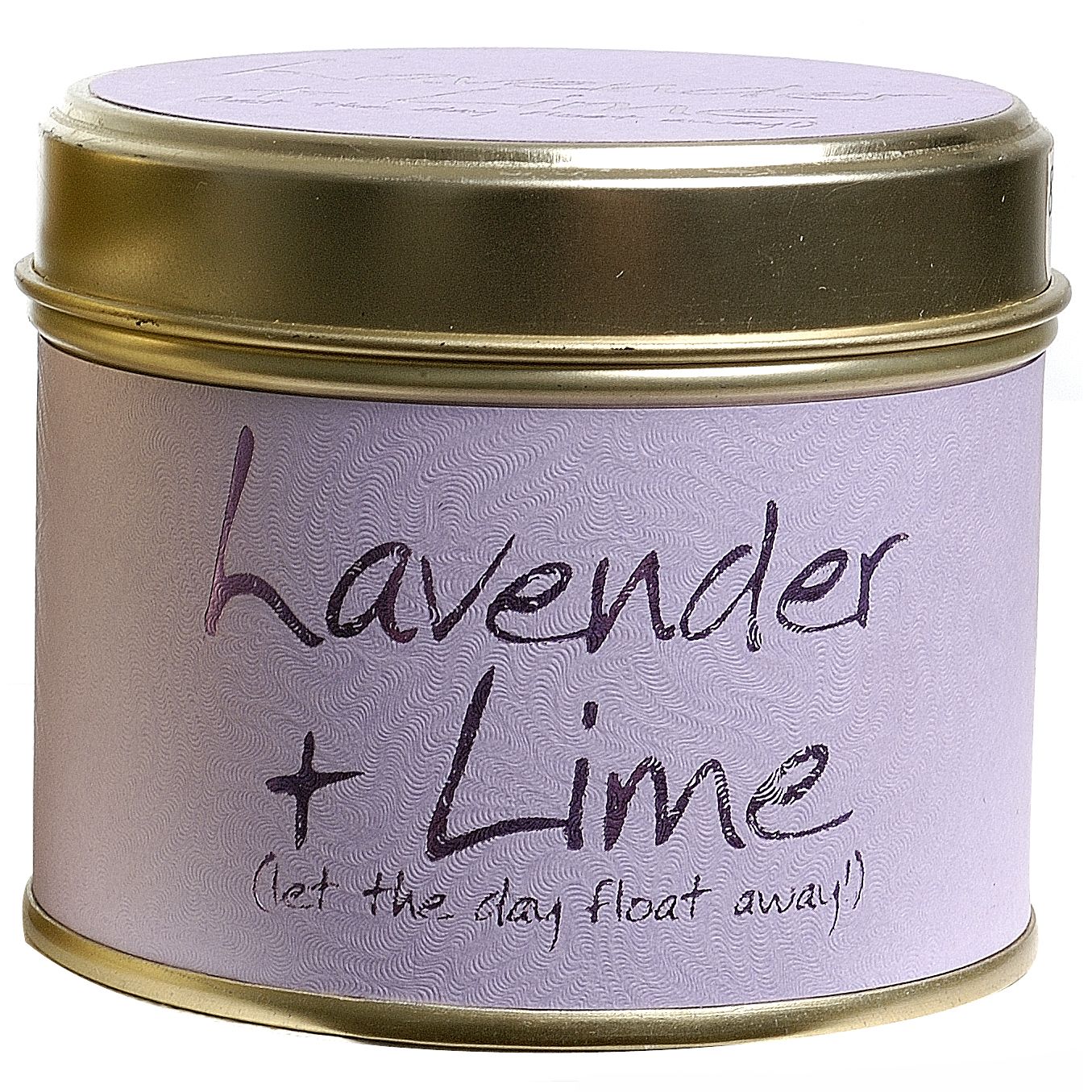 Lavender and Lime Candle in a Tin