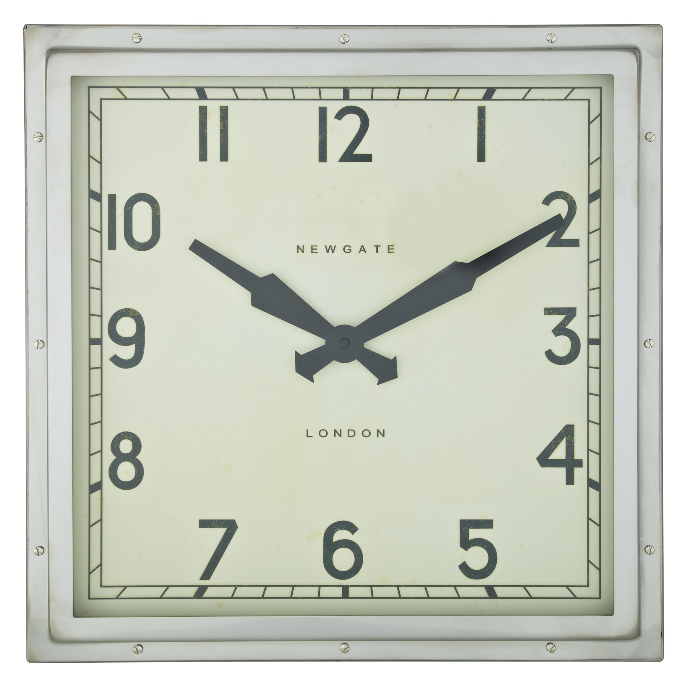 Newgate Quad Wall Clock, H40 x W40cm 154359