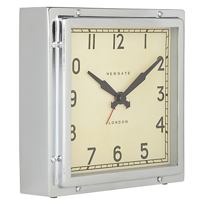 Newgate Mini Quad Clock, Chrome 154651