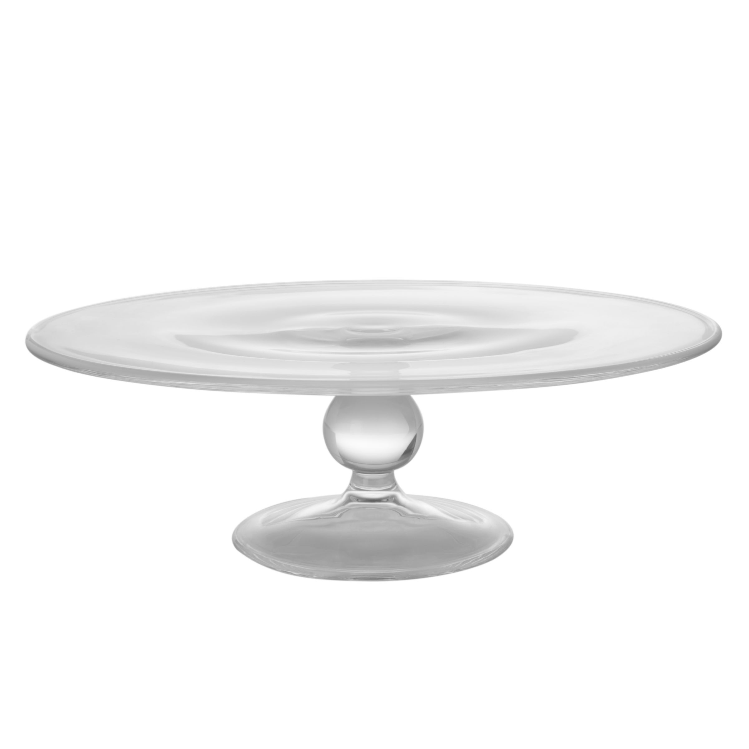 John Lewis Glass Gourmet Cake Stand 230396164