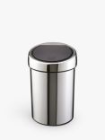 Brabantia Touch Bin, Brilliant Steel, 3L