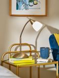 John Lewis ANYDAY Contact Touch Desk Lamp, Brass
