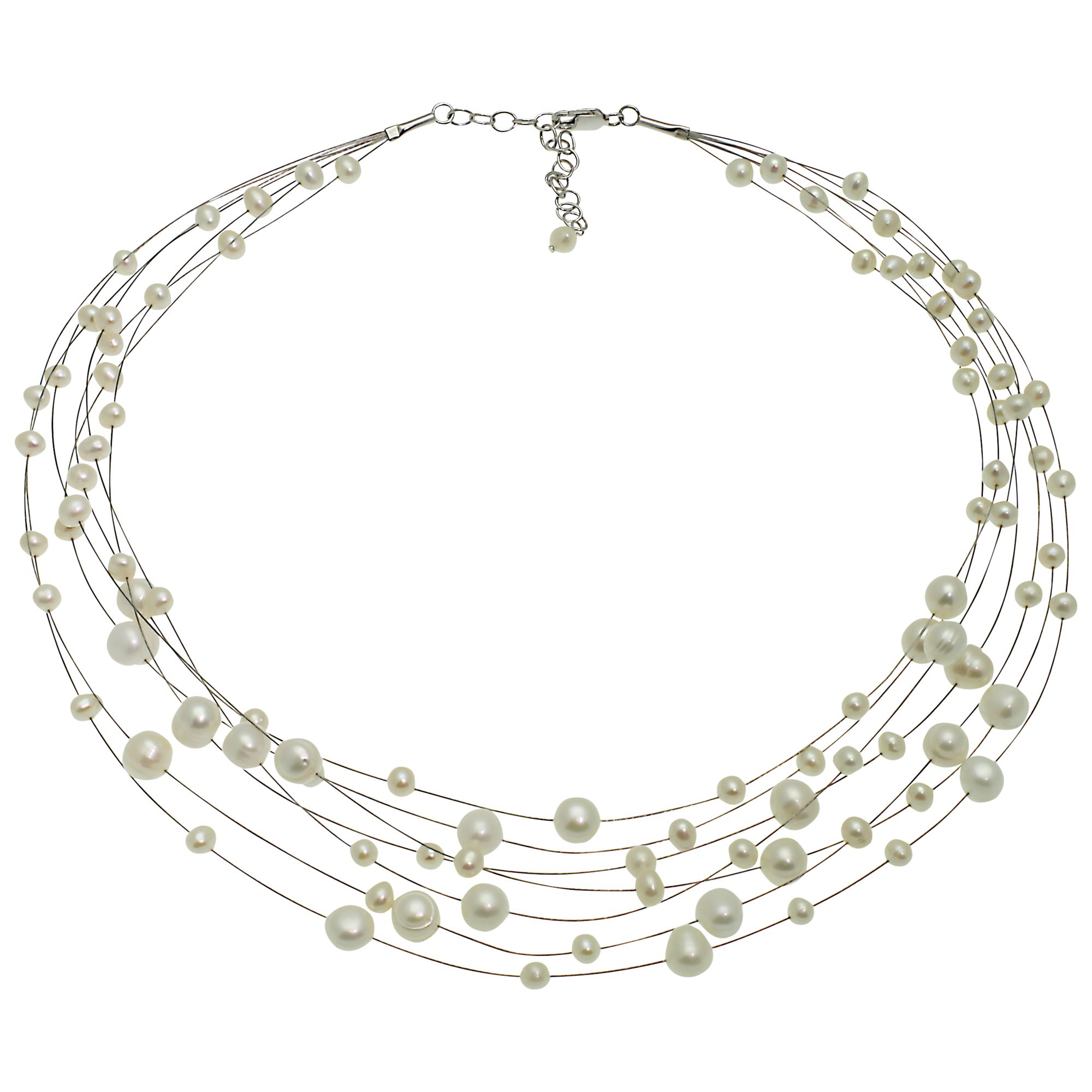 Lido Multi-Strand Freshwater Pearl Necklace,