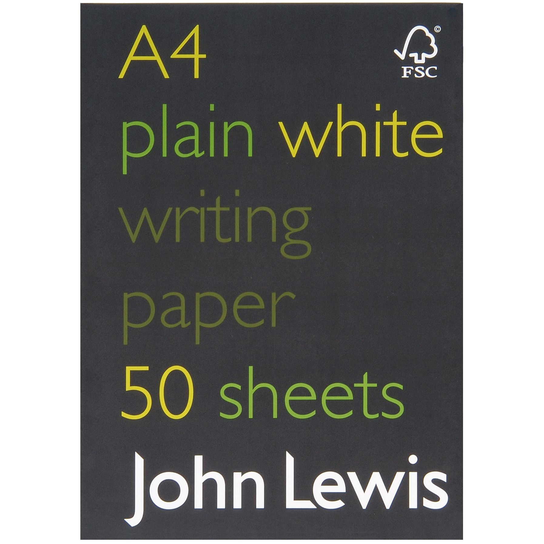 John Lewis A4 FSC Notebook 230412304
