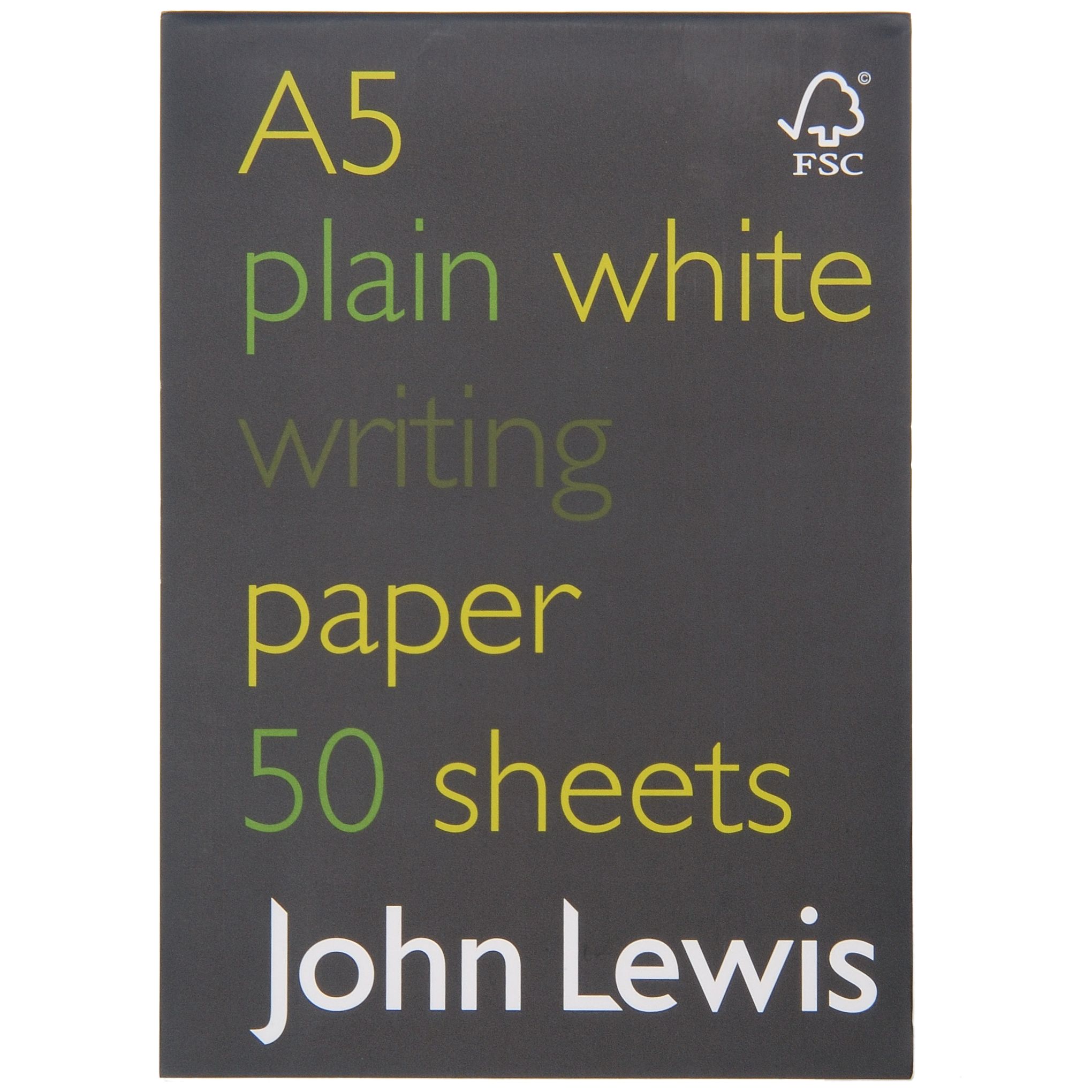 John Lewis A5 FSC Notebook 230412305