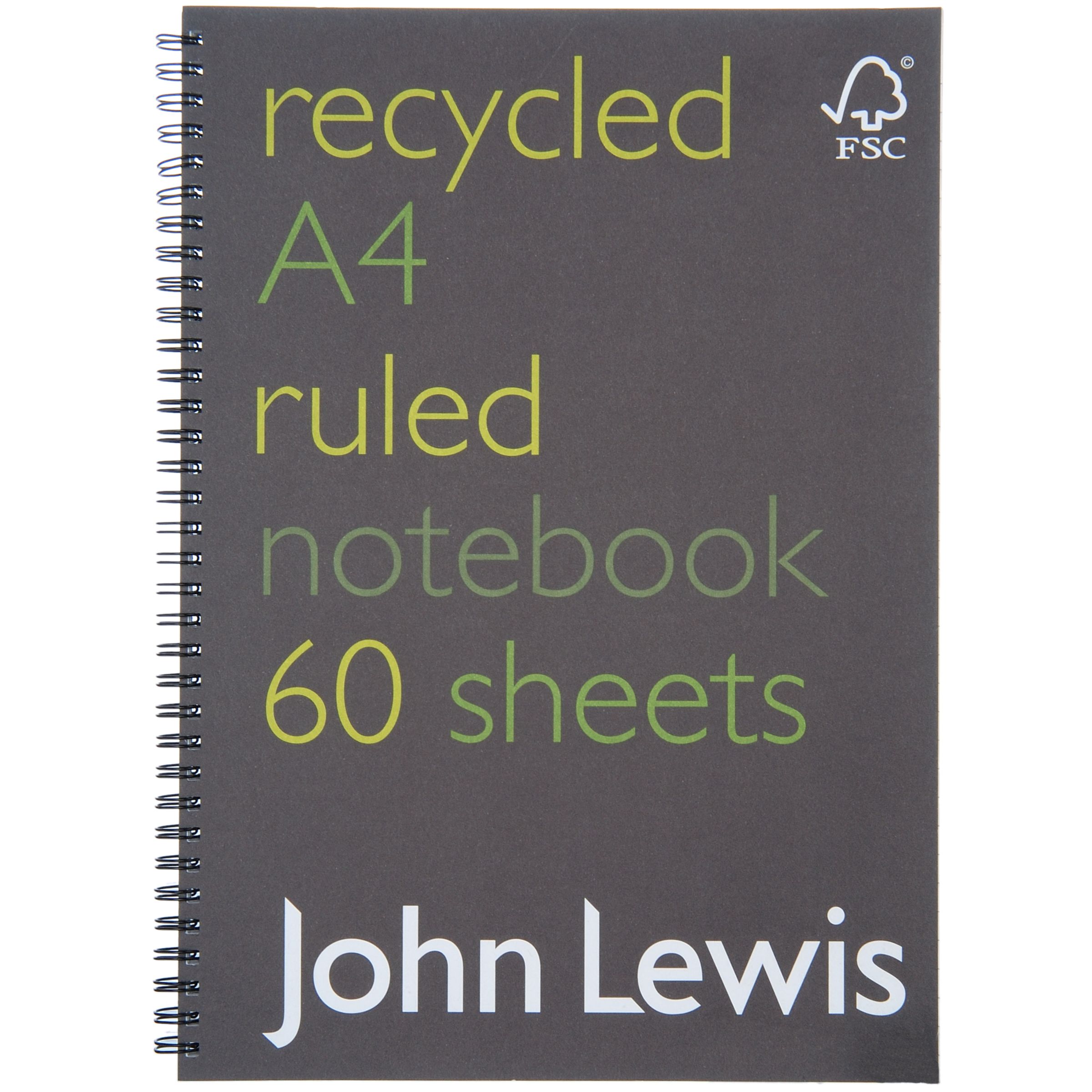 A4 Recycled Notebook 166297