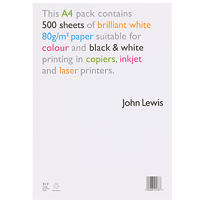 John Lewis Paper, A4 230419803