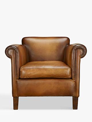 John Lewis Camford Leather Armchair, Buffalo Antique