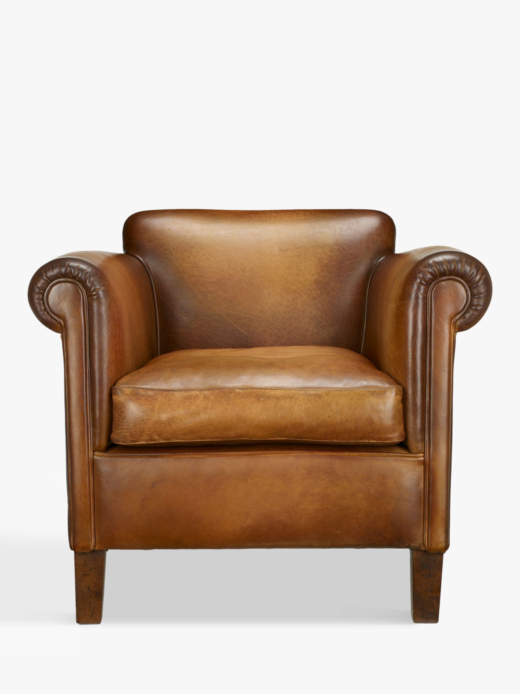 John Lewis Camford Armchair, Leather 230419925