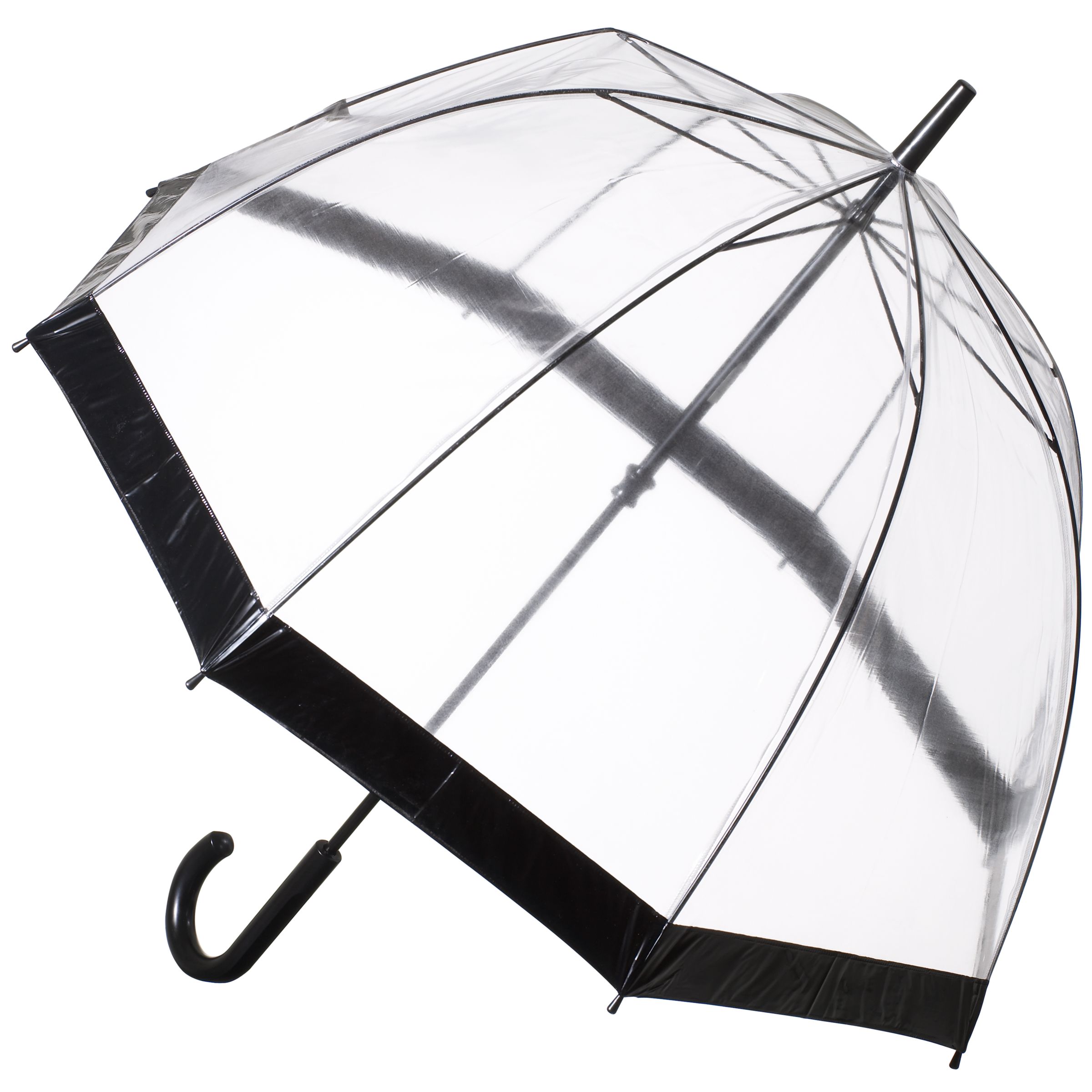 Fulton Birdcage Domed Umbrella, Black 230436239