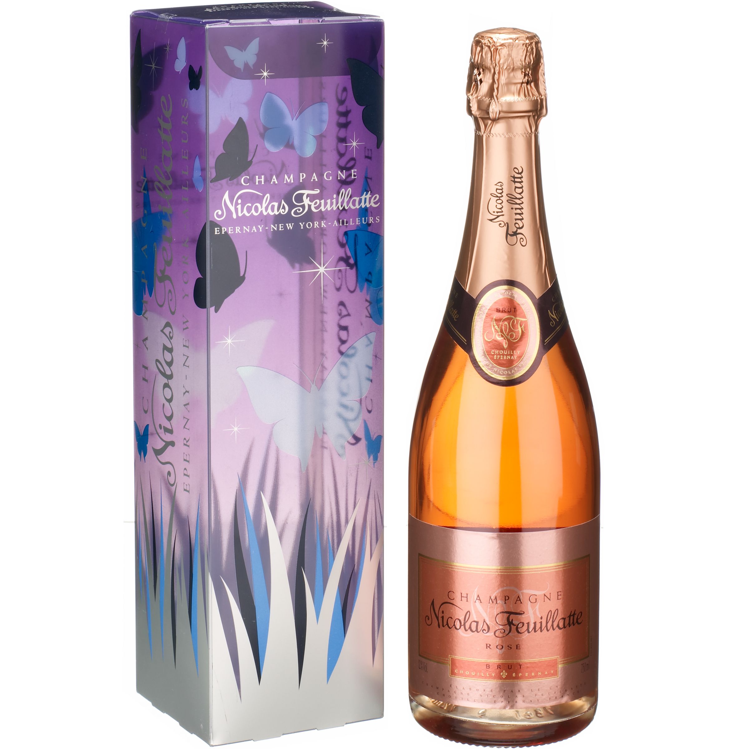 Nicolas Feuillatte Gift Boxed Rose Champagne