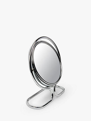 John Lewis & Partners Shaving 10 x Magnifying Mirror, Chrome