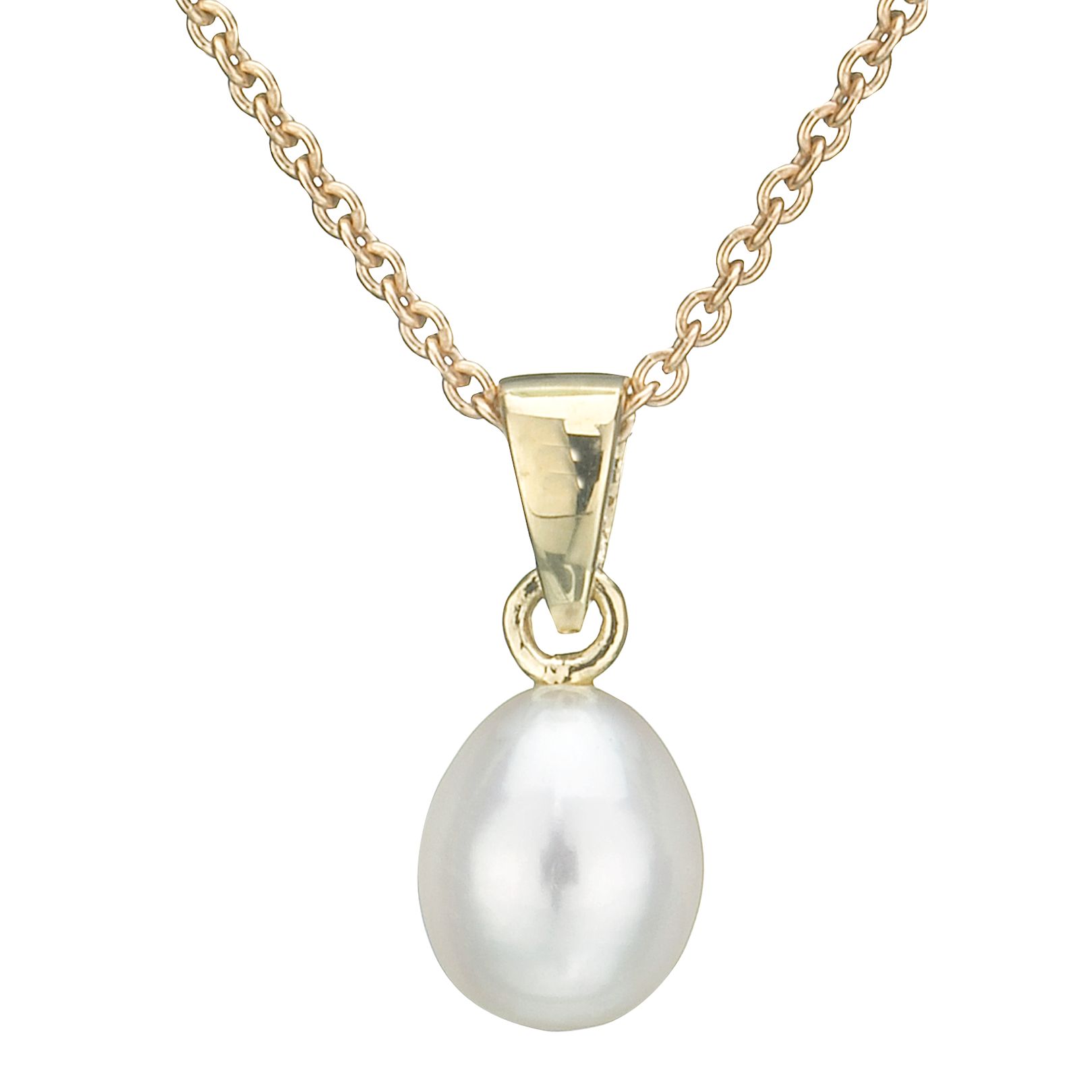 EWA Fresh Water Pearl Necklace, White 230448596