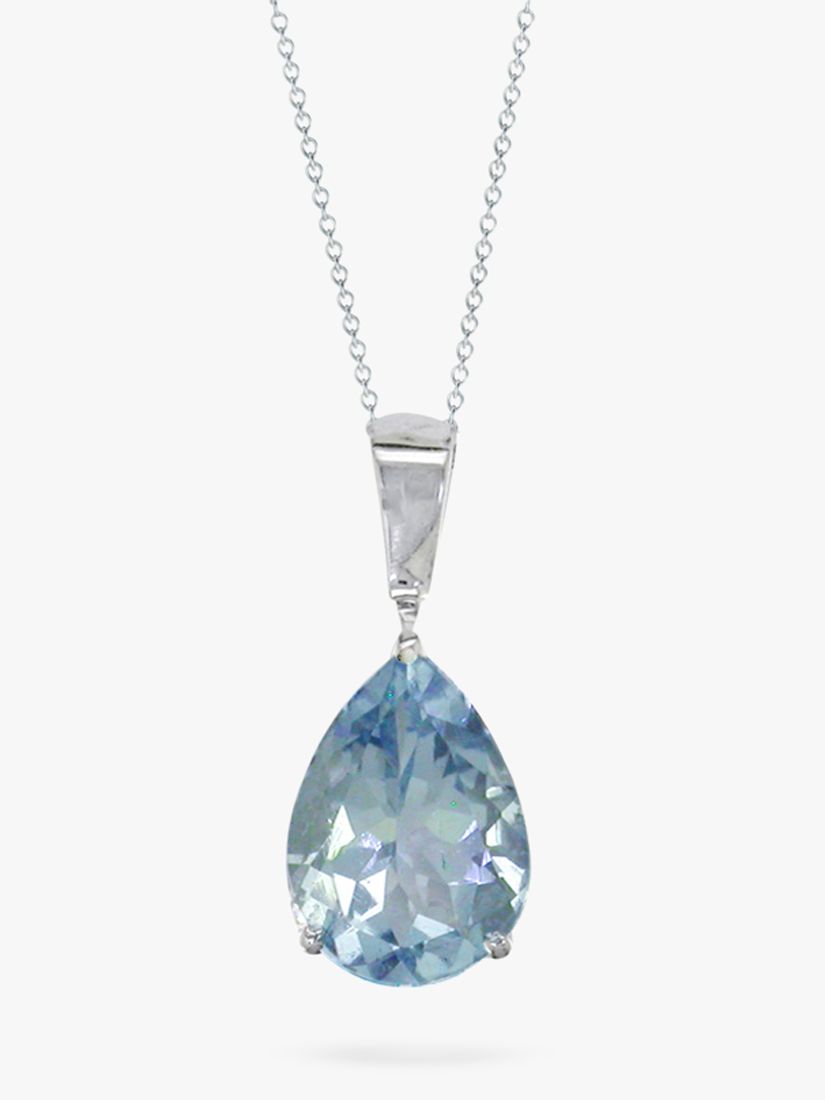 EWA Aquamarine Stone Necklace 230448629
