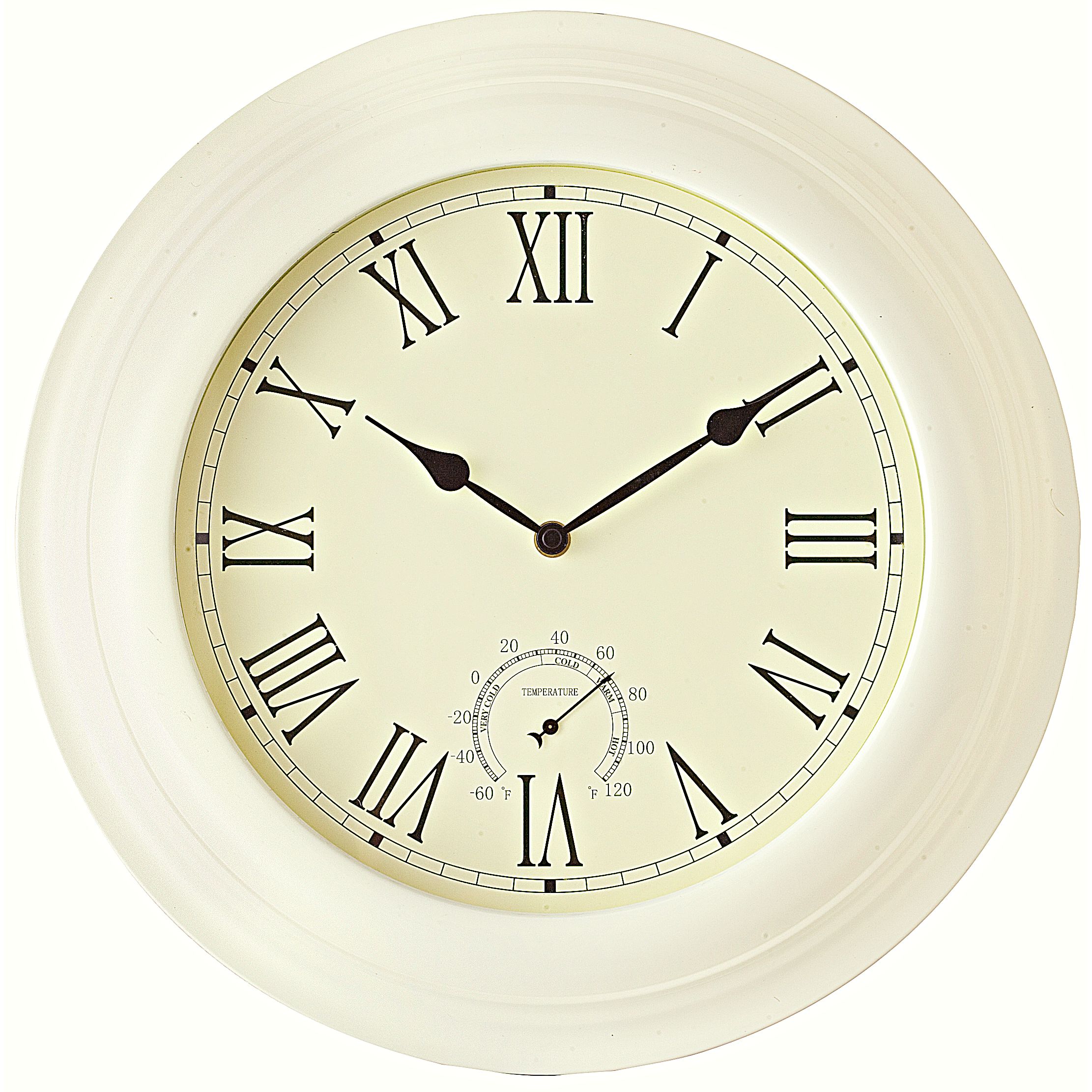 Belvedere Weather Clock, Cream 154455
