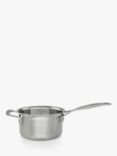 Le Creuset 3-Ply Stainless Steel Lidded Saucepan