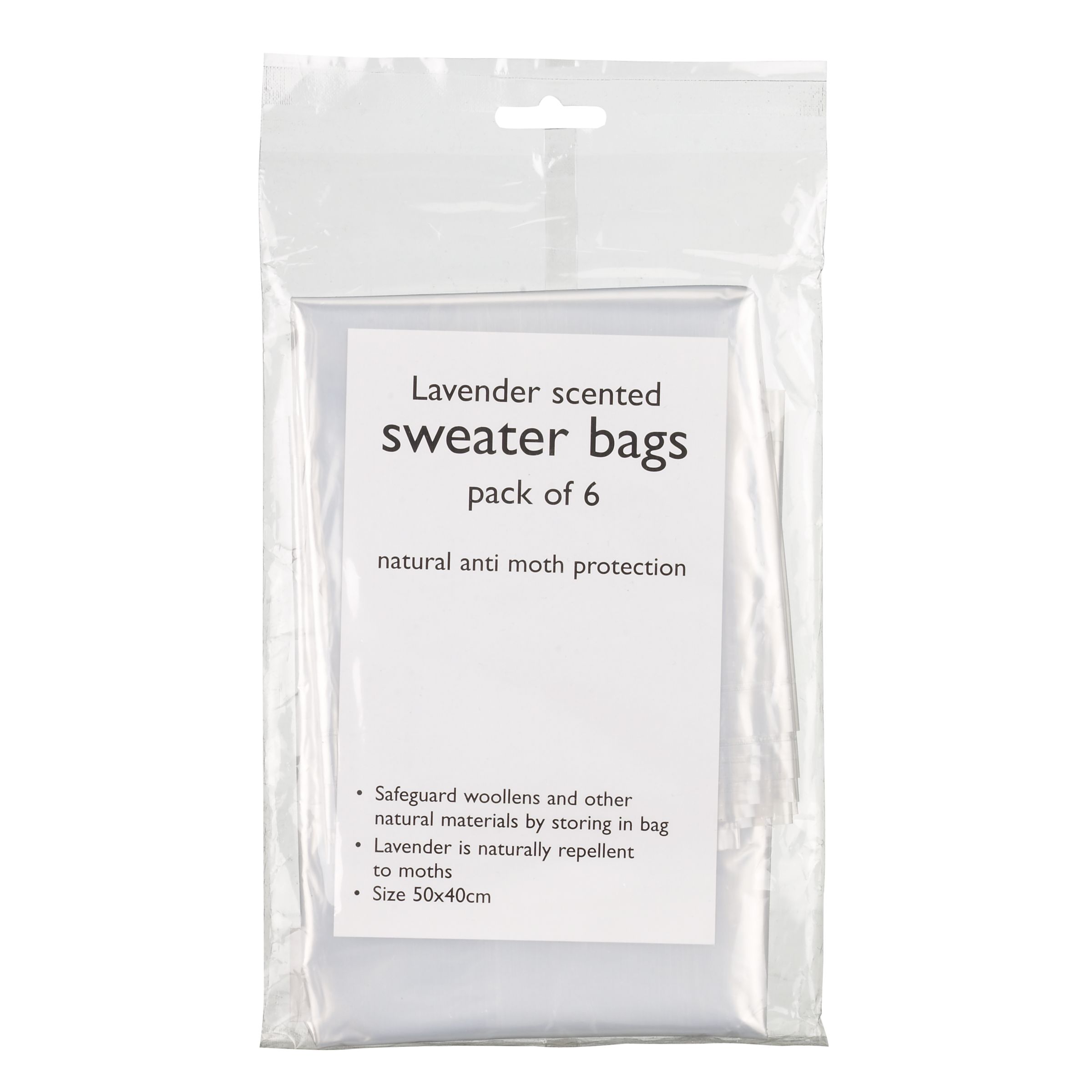 Anti-Moth Sweater Bags, Pack of 6