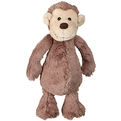 Bashful Monkey Soft Toy, Medium 230506757