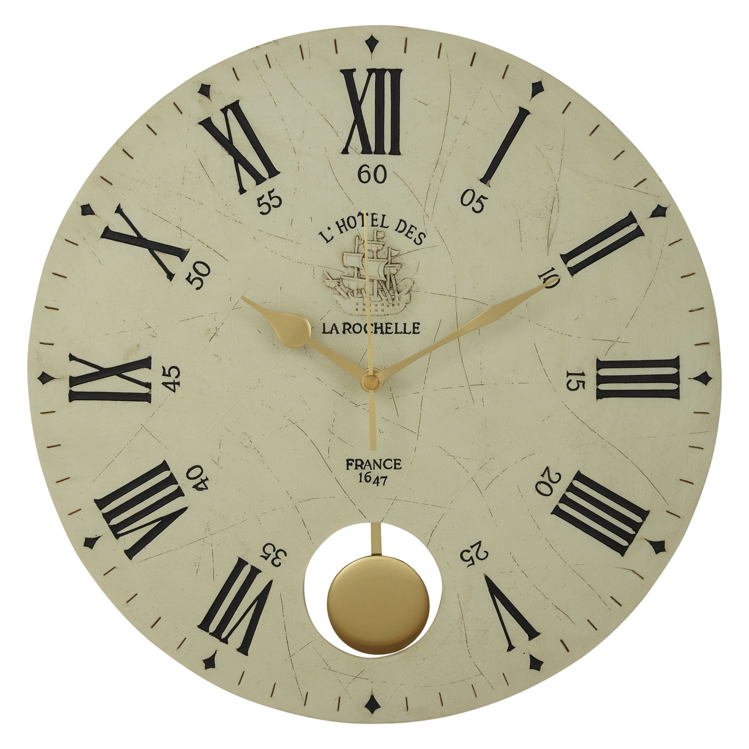 La Rochelle Wall Clock, Dia.35cm 154413