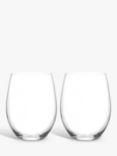 RIEDEL 'O' Stemless Cabernet/Merlot Red Wine Glasses, 600ml, Set of 2