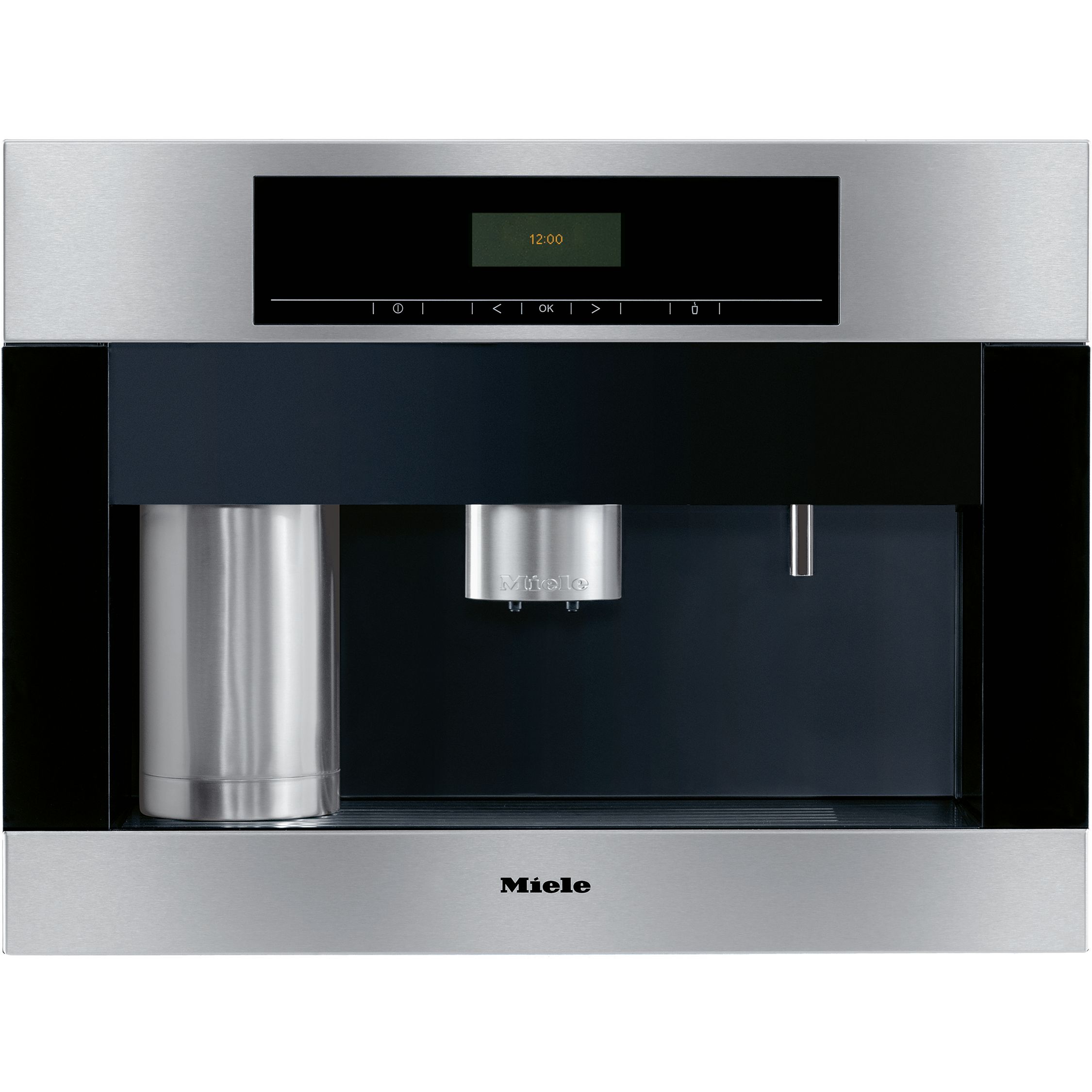 Miele CVA5060 Built-in Bean-to-Cup Coffee Machine, Stainless Steel