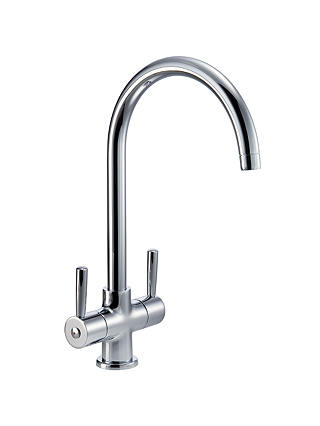 John Lewis Curve 2 Lever Kitchen Tap