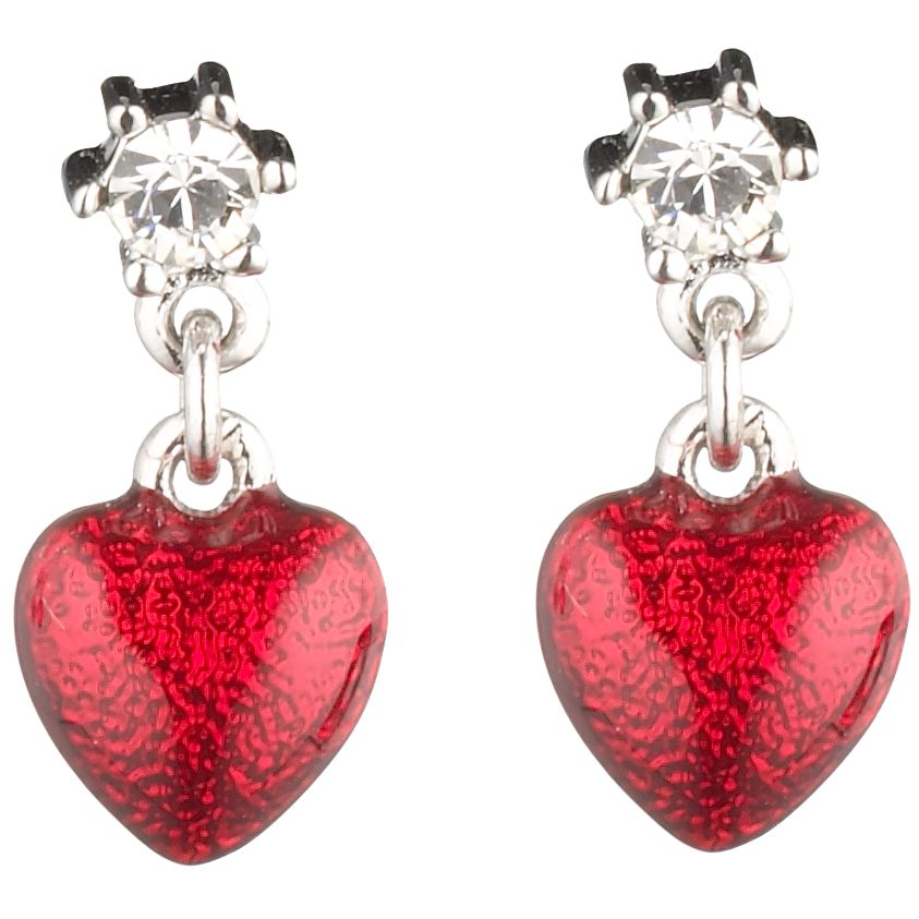 Cachet London Heart Earrings, Red 230962720