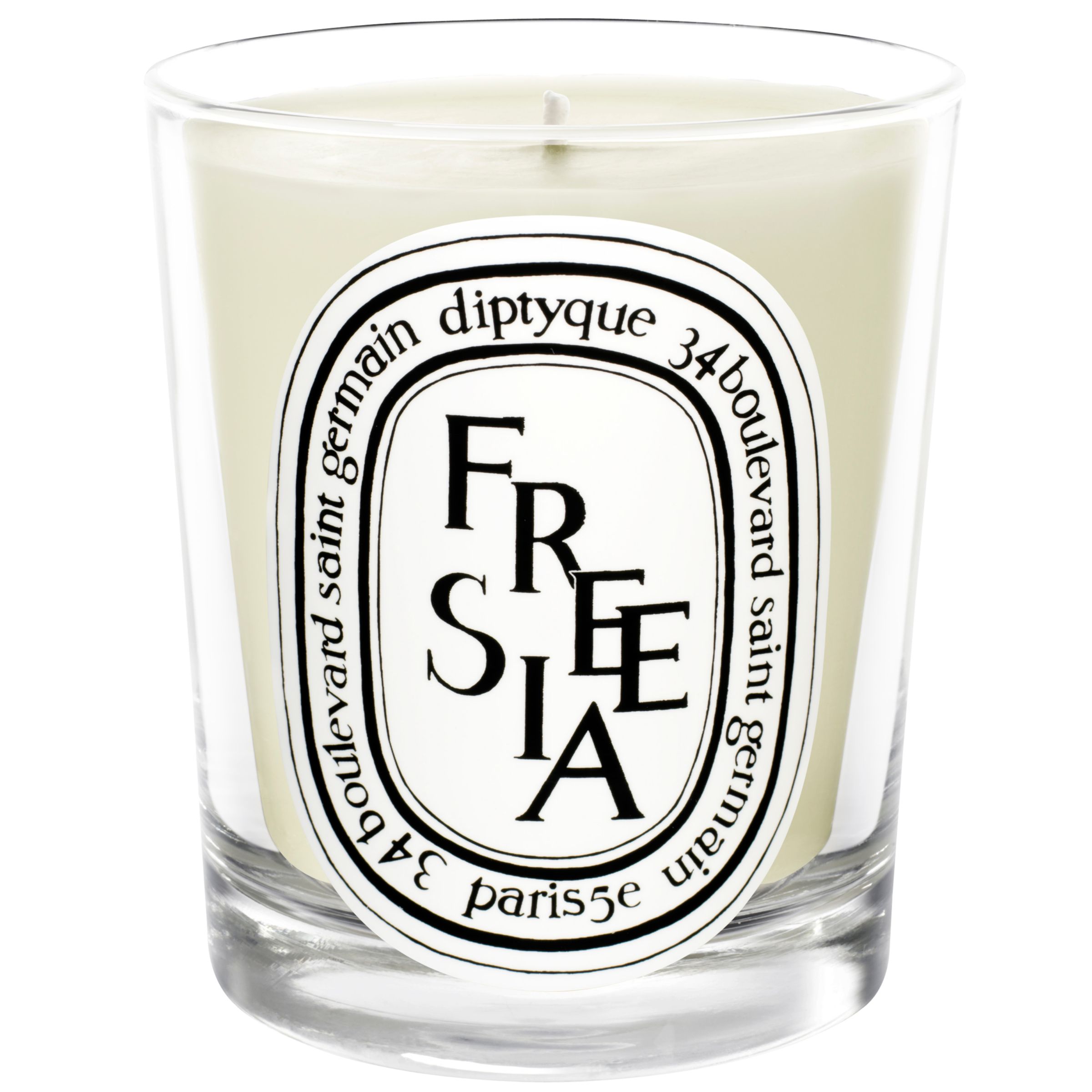 White Freesia Scented Candle, 190g