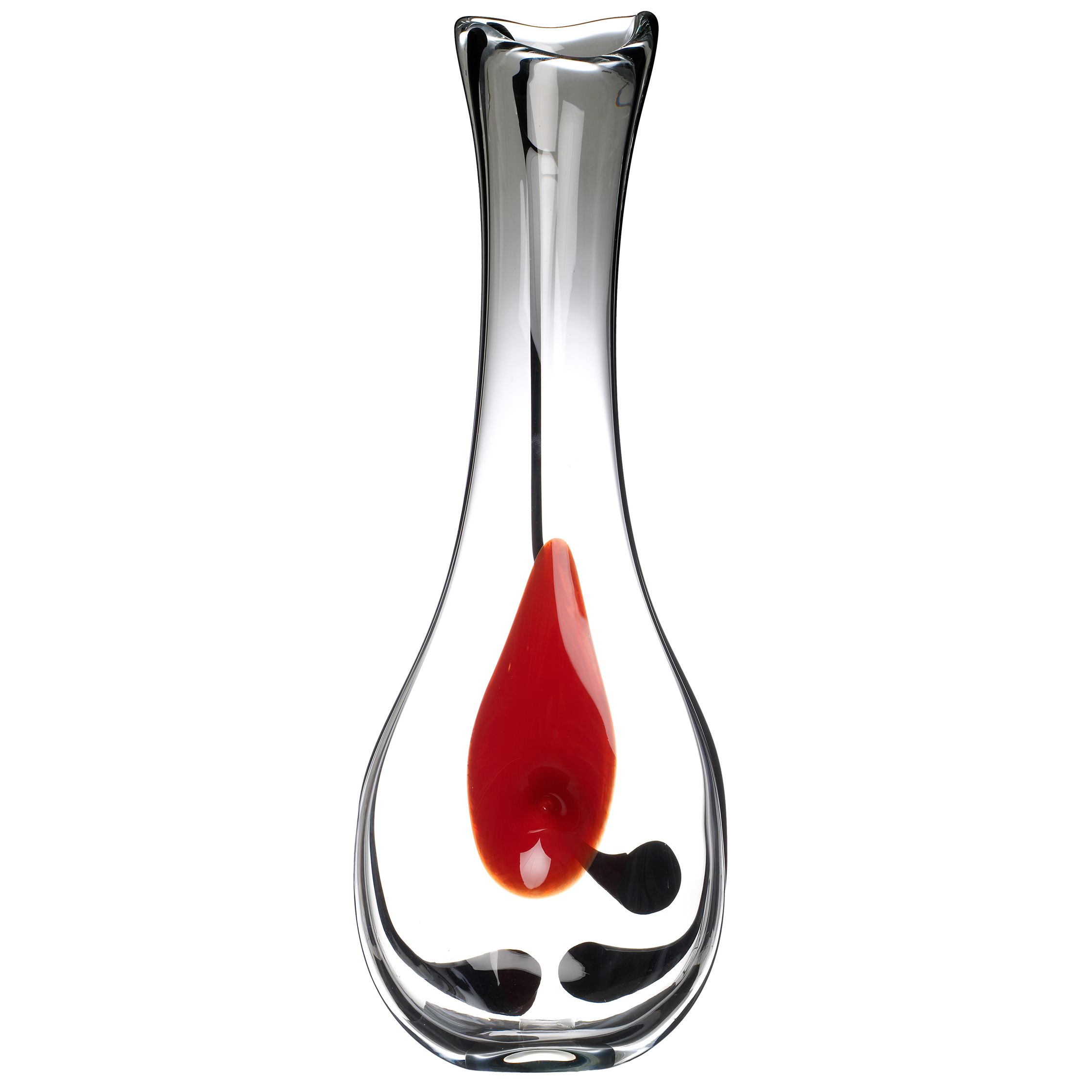 Scarlet Orchid Stemmed Vase 171677