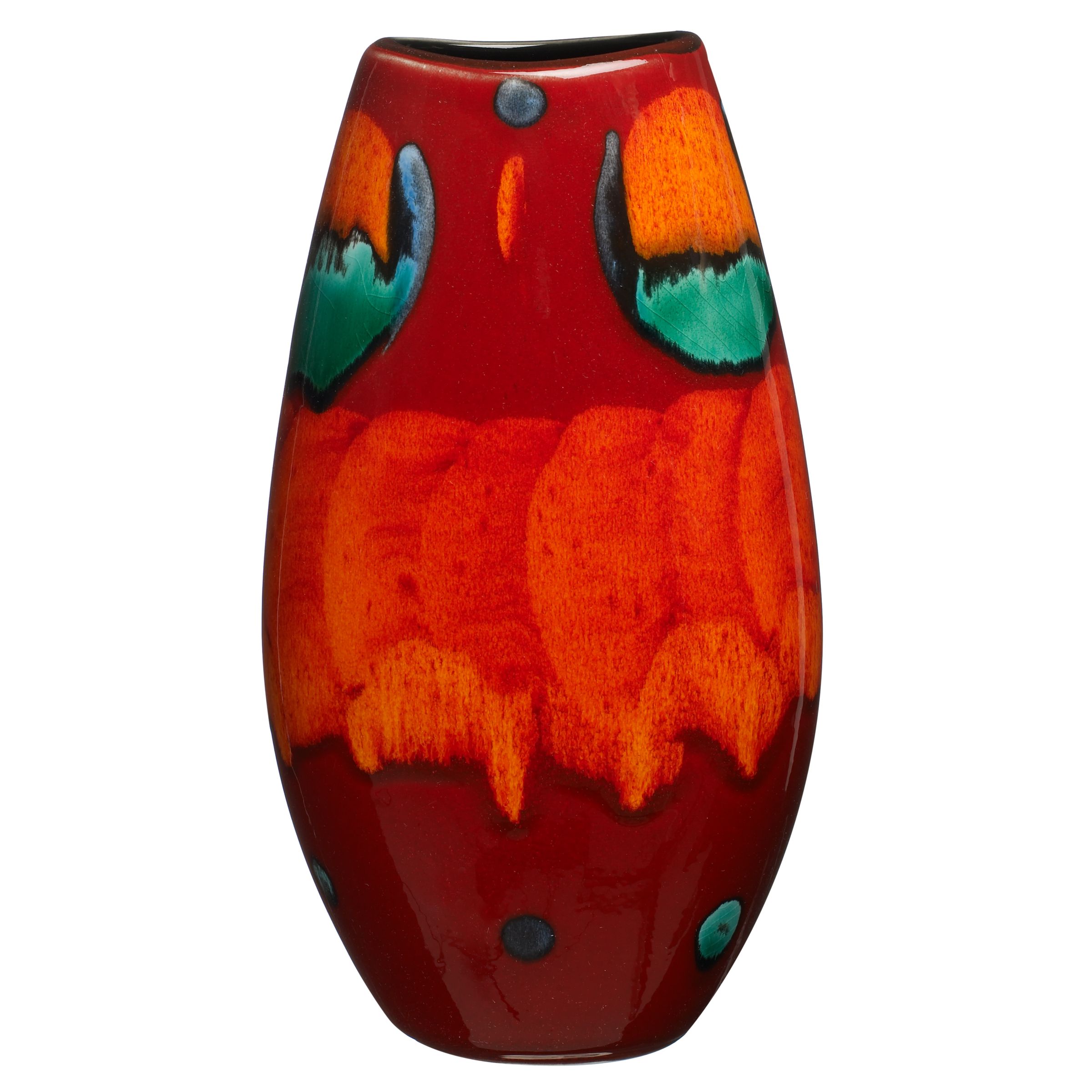 Poole Pottery Volcano Manhattan Stemmed Vase,