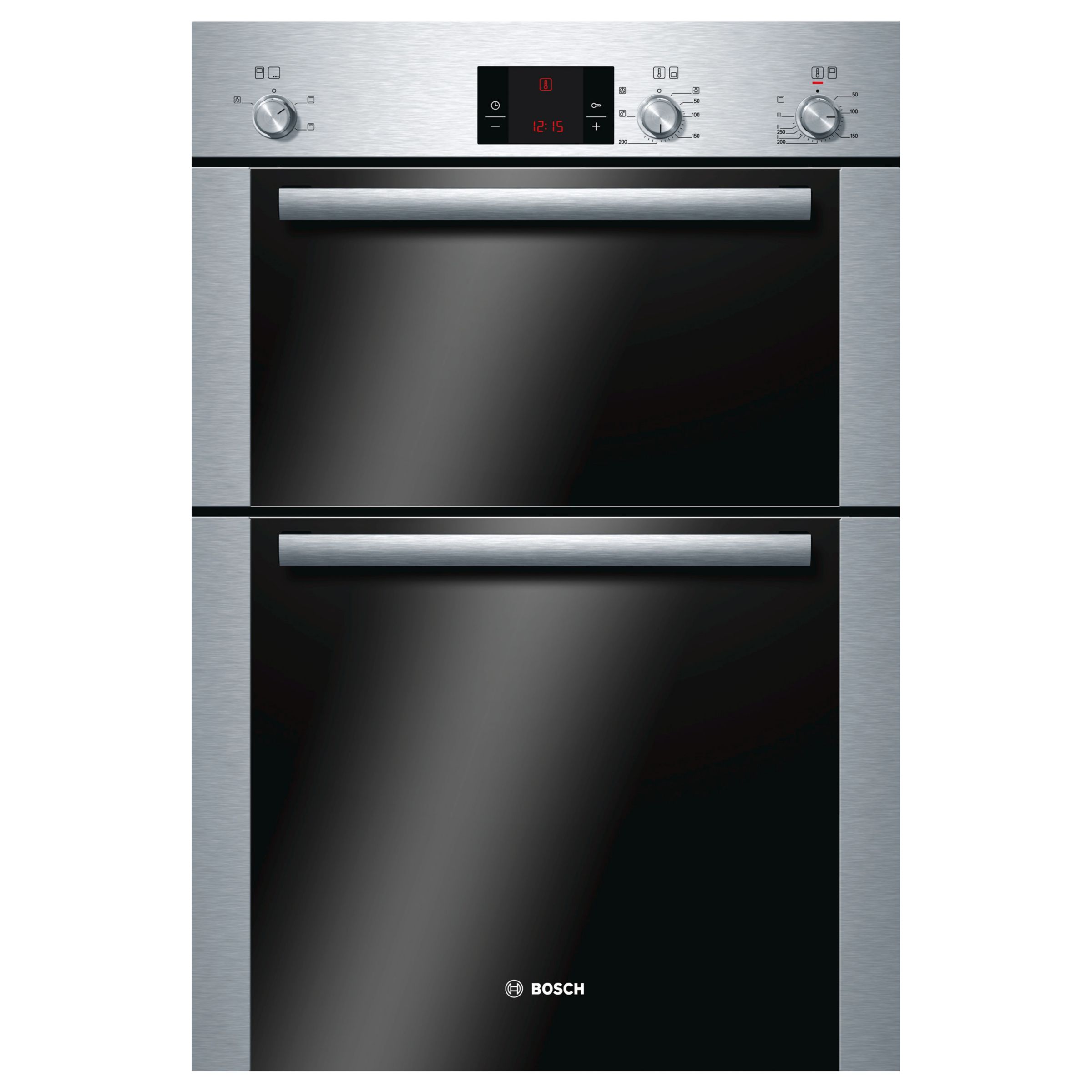 Bosch HBM13B251B Double Electric Oven, Brushed Steel