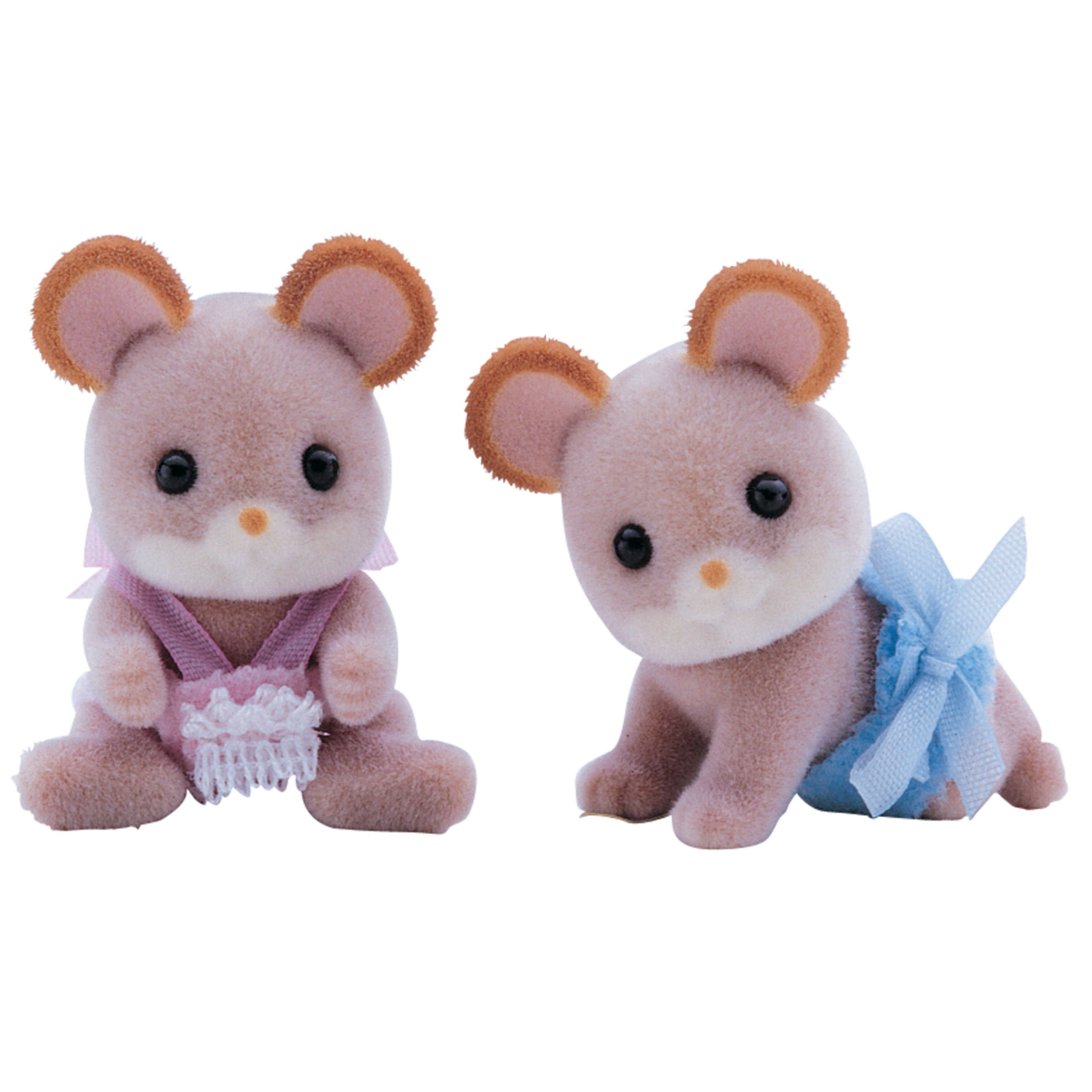 Sylvanian Families Maces Mouse Family Twins