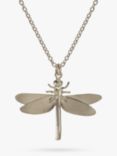 Alex Monroe Dragonfly Pendant Necklace, Silver