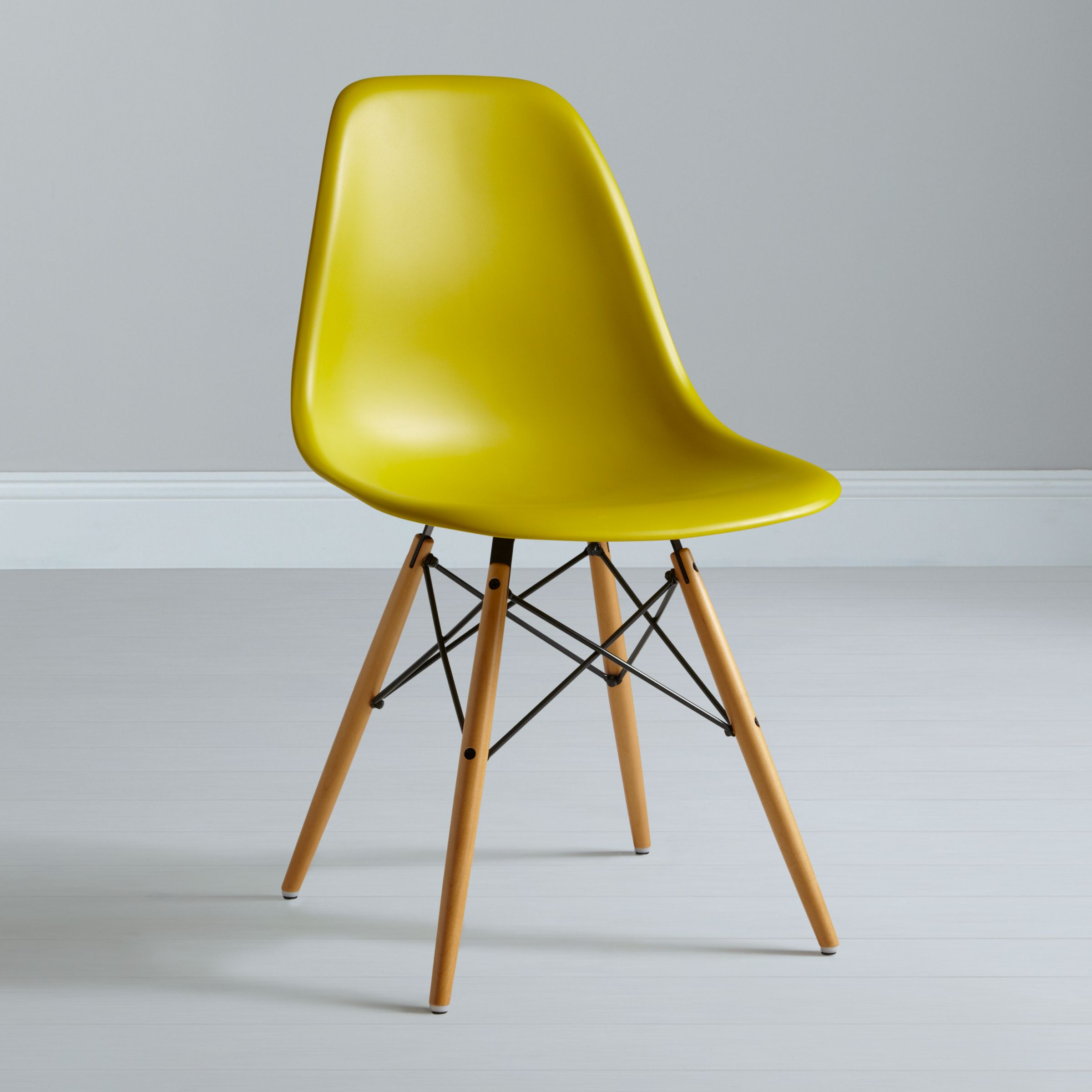 Vitra Eames DSW Side Chair, Mustard 325424