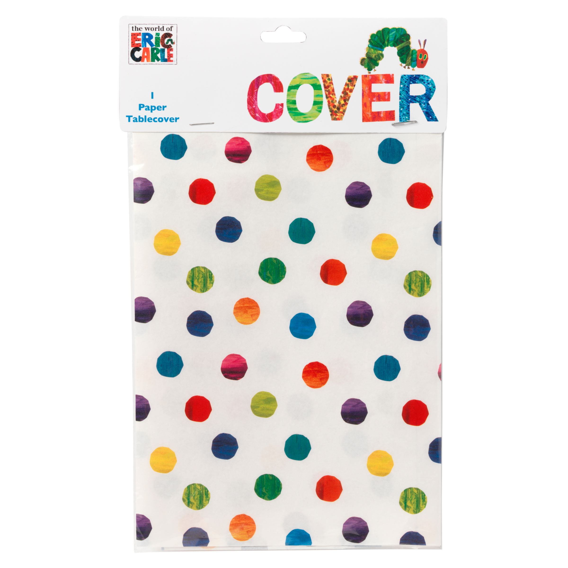 Hungry Caterpillar Paper Tablecover,