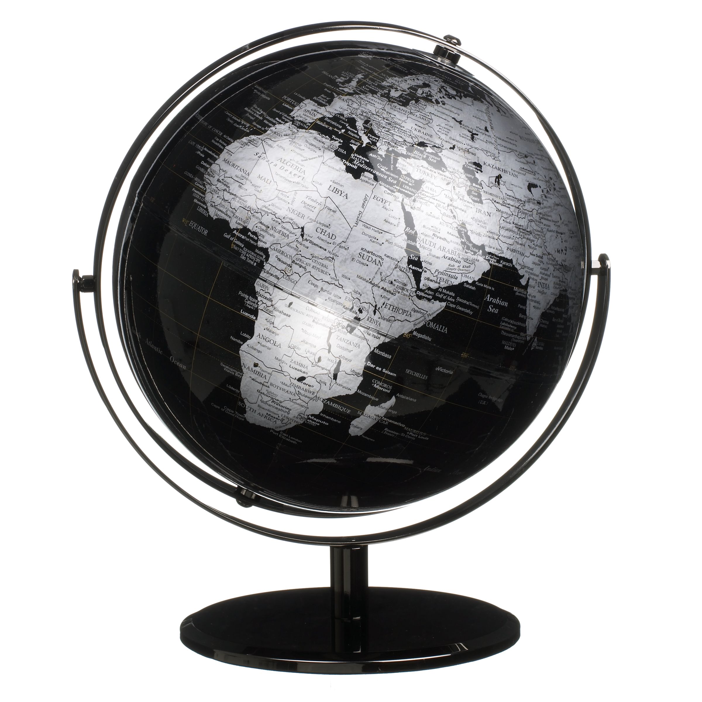 John Lewis Black Globe, Dia. 25.5cm 163031