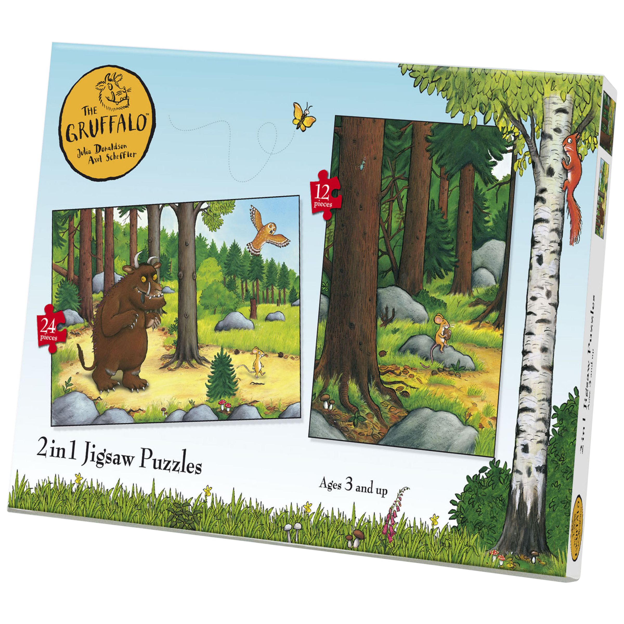2 in 1 Gruffalo Jigsaw Puzzle, 24 Pieces 230653104