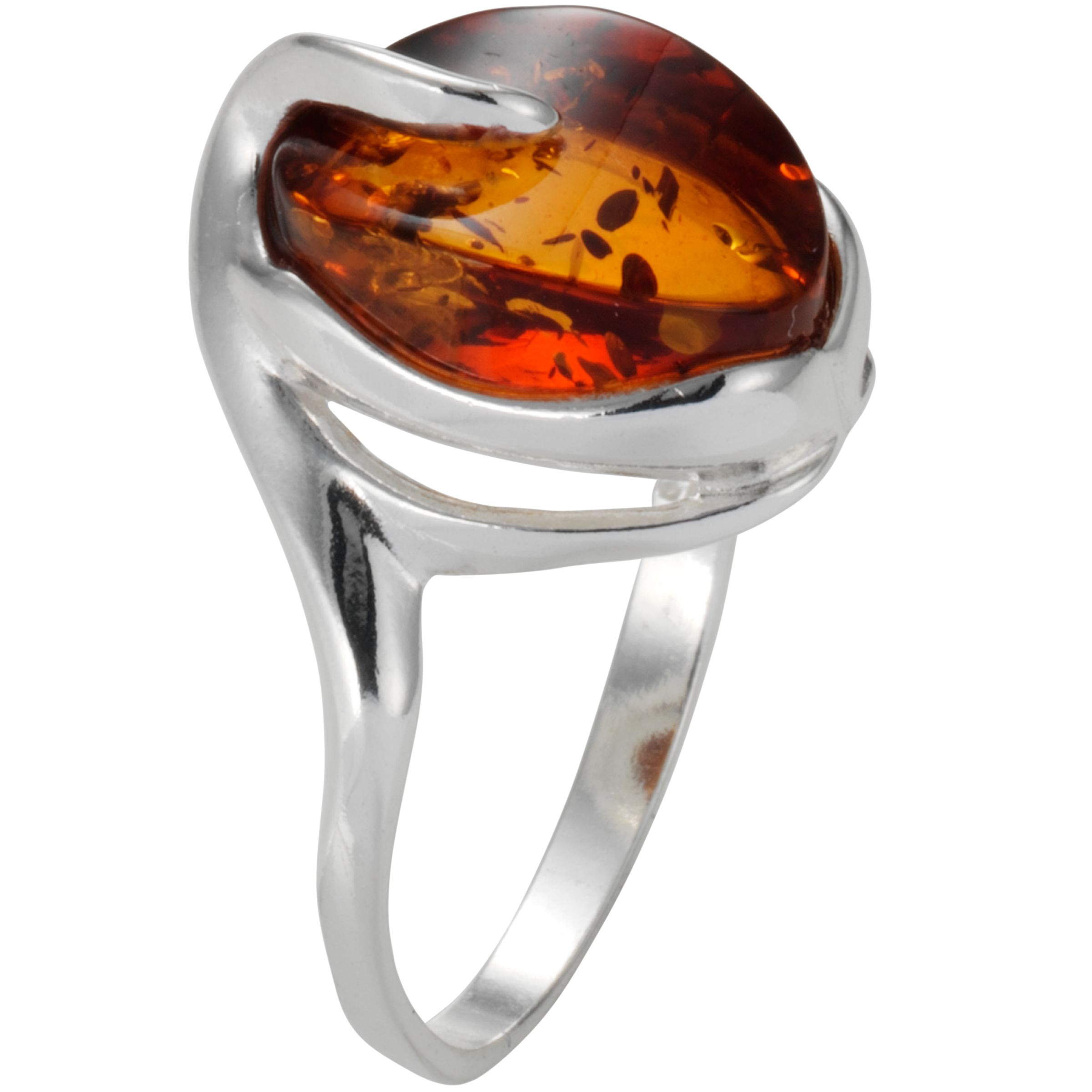 Buy Goldmajor Silver Amber Ring Online at johnlewis