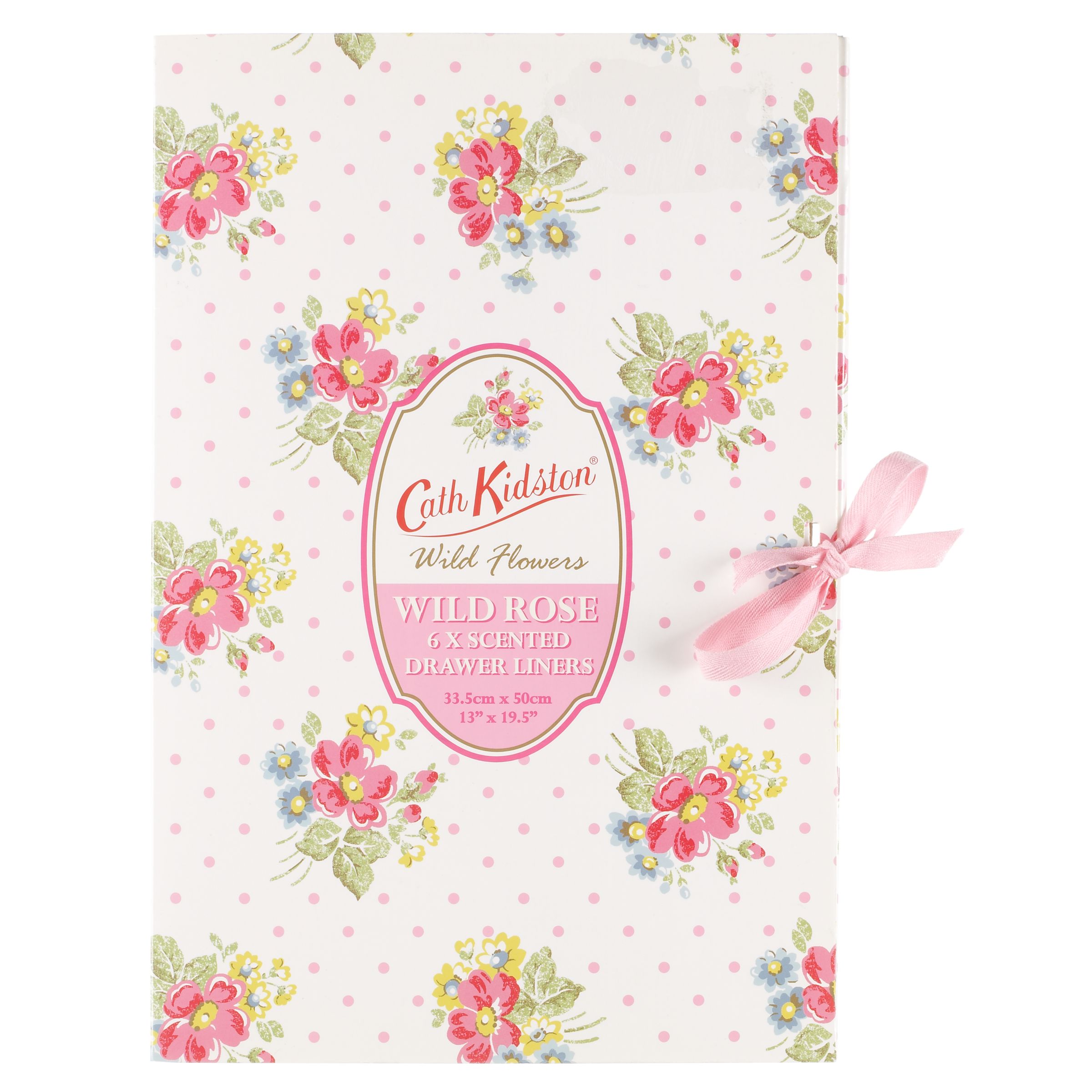 Cath Kidston Wild Rose Drawer Liners, Pack of 6