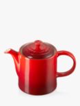 Le Creuset Stoneware Grand Teapot, 1.3L, Cerise