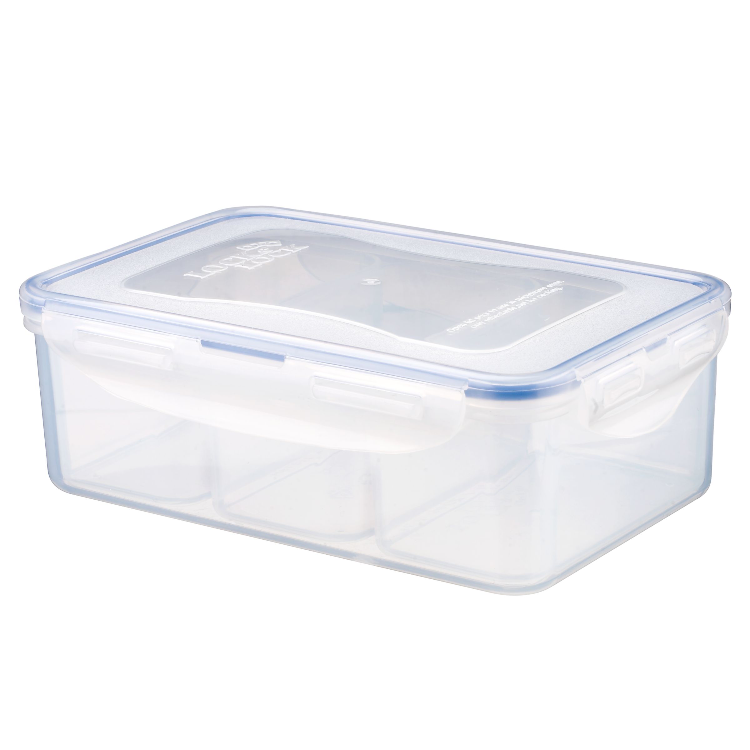 Lock and Lock 3 Compartment Storage Container,