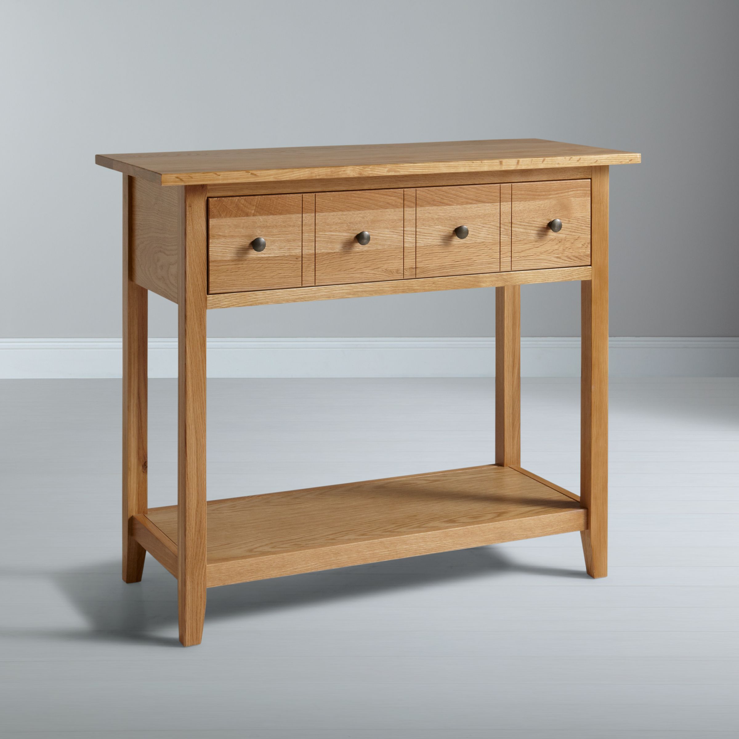 John Lewis Grove Console Table, Oak 371805