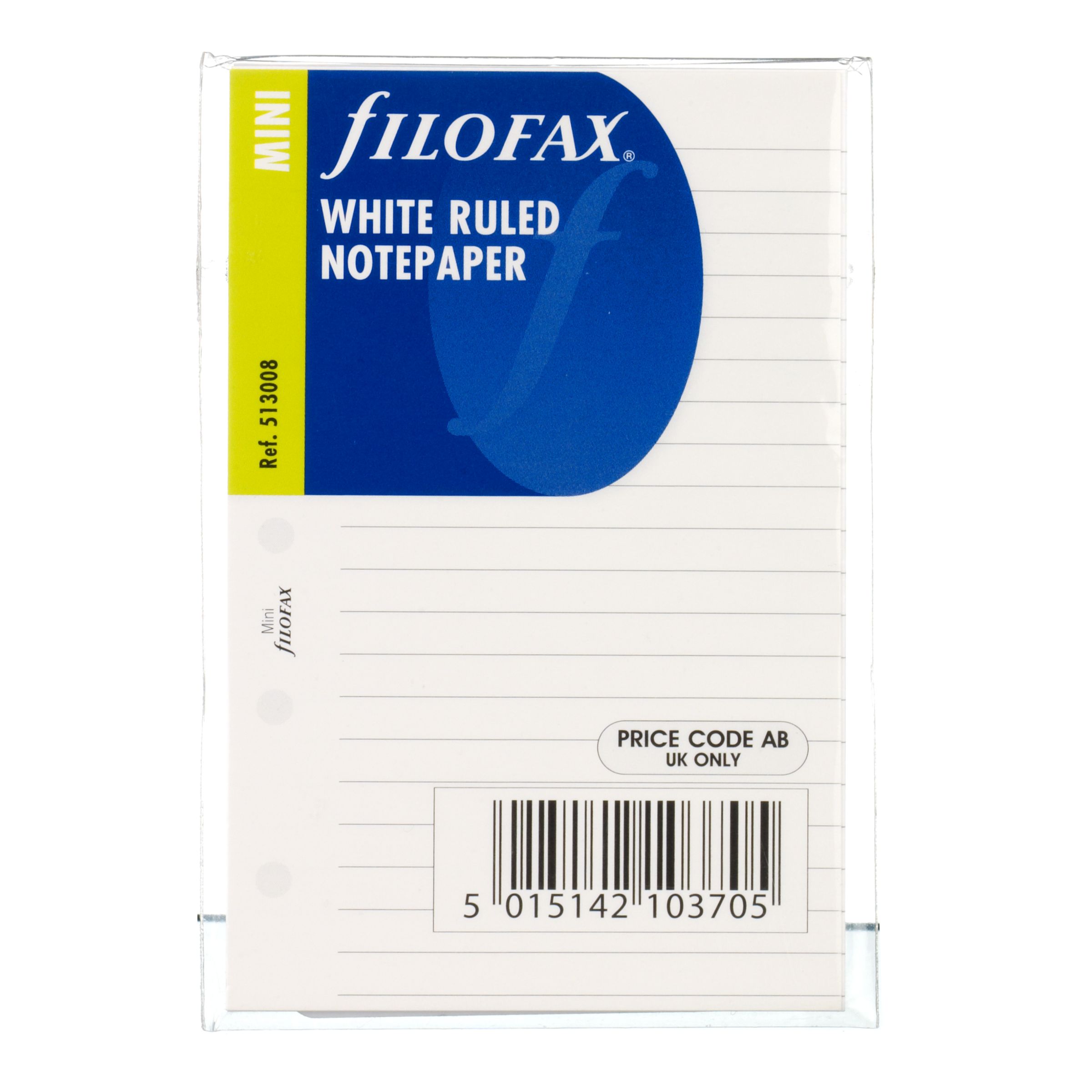 Filofax White Ruled Filofax Paper 169166