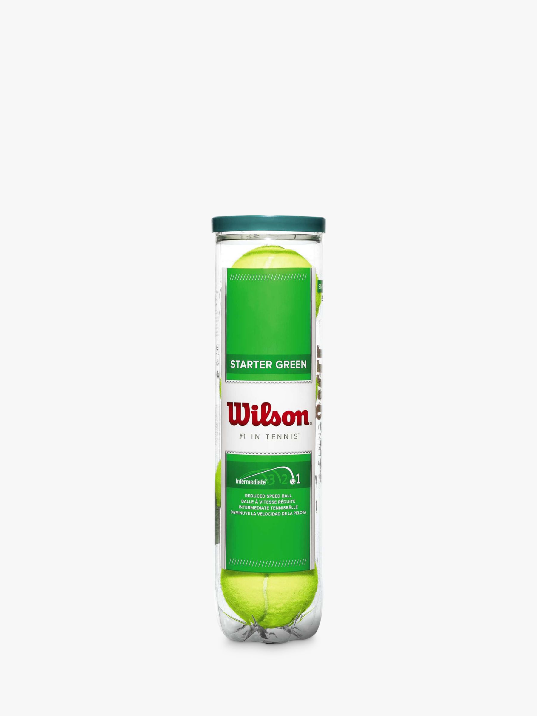 Wilson Starter Play Tennis Ball, Green, Pack of