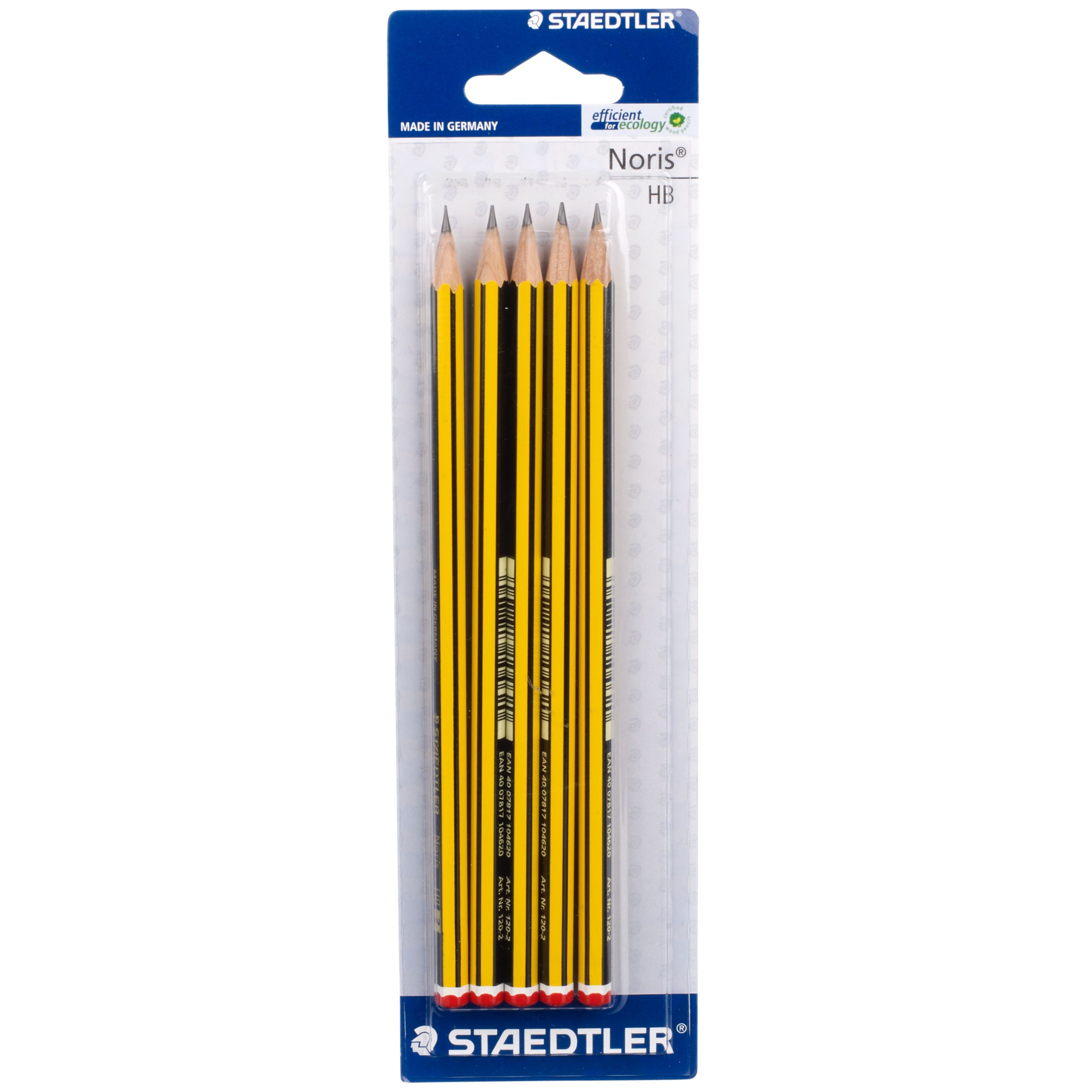 Staedtler Noris HB Pencils, Pack of 5 170145