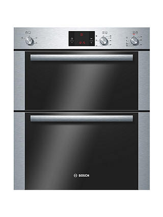 Bosch HBN13B251B Double Built-Under Electric Oven, Stainless Steel