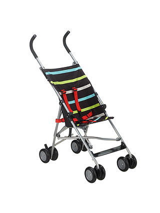John Lewis & Partners Striped Travel Stroller, Multicoloured