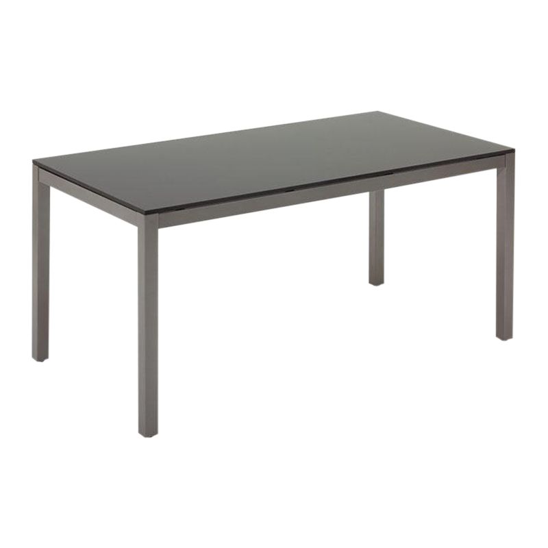 Gloster Azore Rectangular 6 Seater Outdoor Dining Table, Slate/Glass