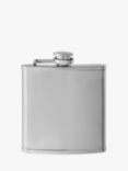 John Lewis Stainless Steel Hip Flask, 165ml
