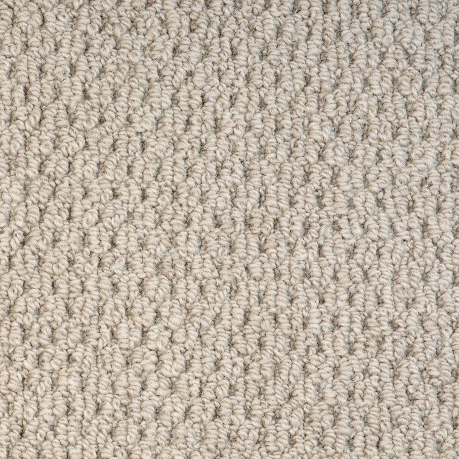 John Lewis Country Gems Check Loop Carpet, Birch Grey